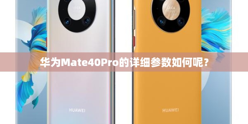 华为Mate40Pro的详细参数如何呢？