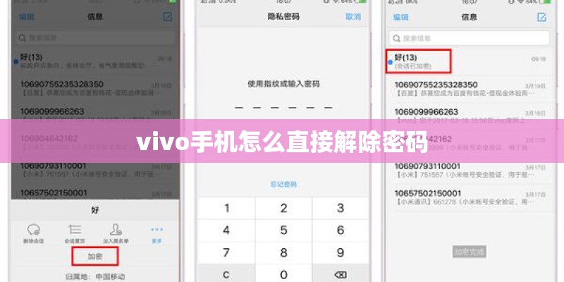 vivo手机怎么直接解除密码