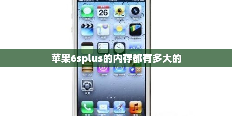 苹果6splus的内存都有多大的