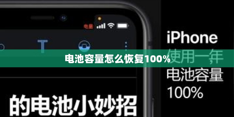电池容量怎么恢复100%